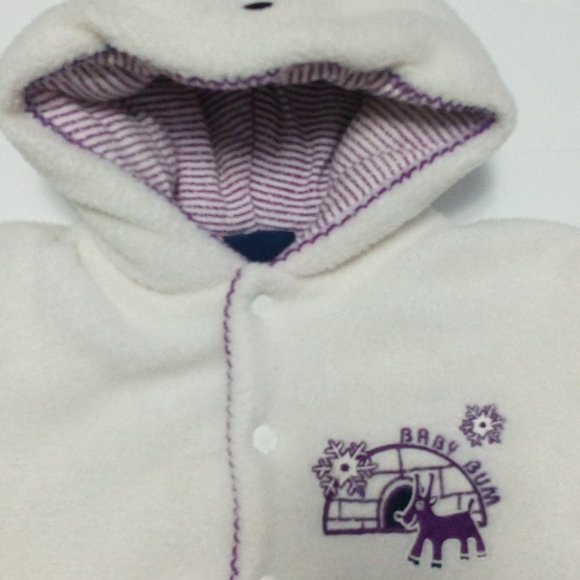 B.U.M Equipment Polar Bear Design Baby Snowsuit - Picture 2 of 3